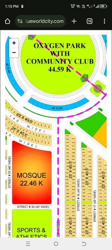 Corner plot for sale 3.5  marla 1