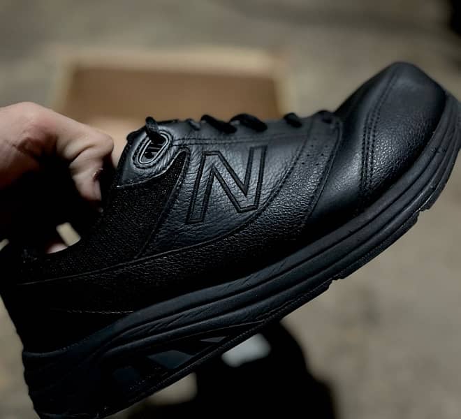 orginal nb black leather shoes 0