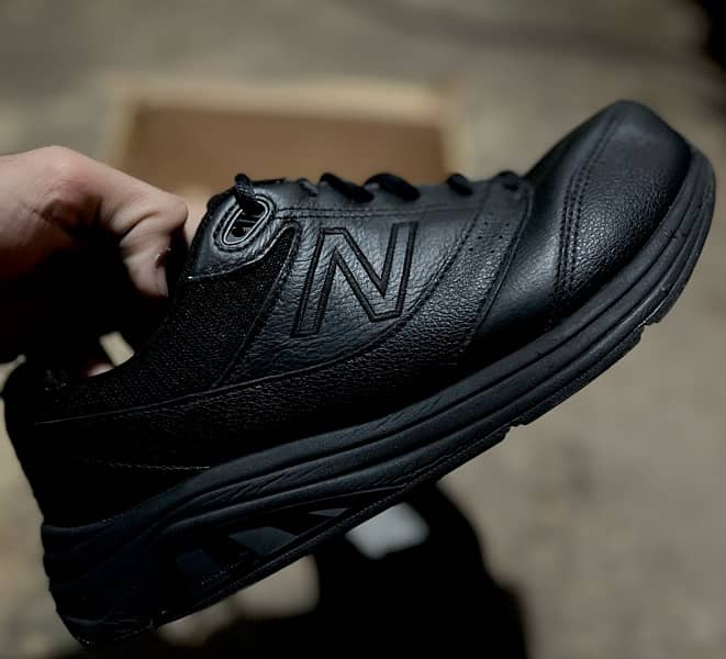 orginal nb black leather shoes 2