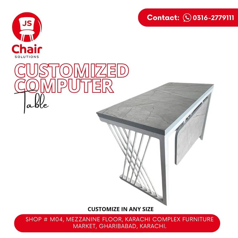 Computer Table in karachi | Study Table | Workstation | Office Table 1