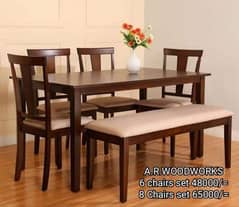 DINING TABLE /SOFA CHAIRS /DINING CHAIRS