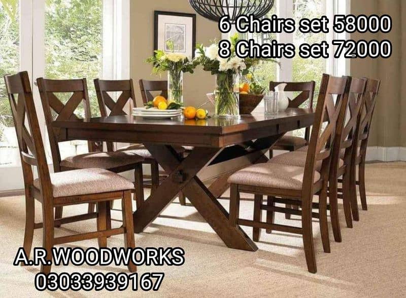 DINING TABLE /SOFA CHAIRS /DINING CHAIRS 3