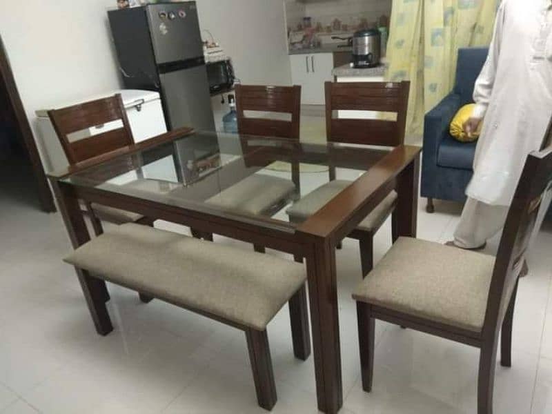 DINING TABLE /SOFA CHAIRS /DINING CHAIRS 4