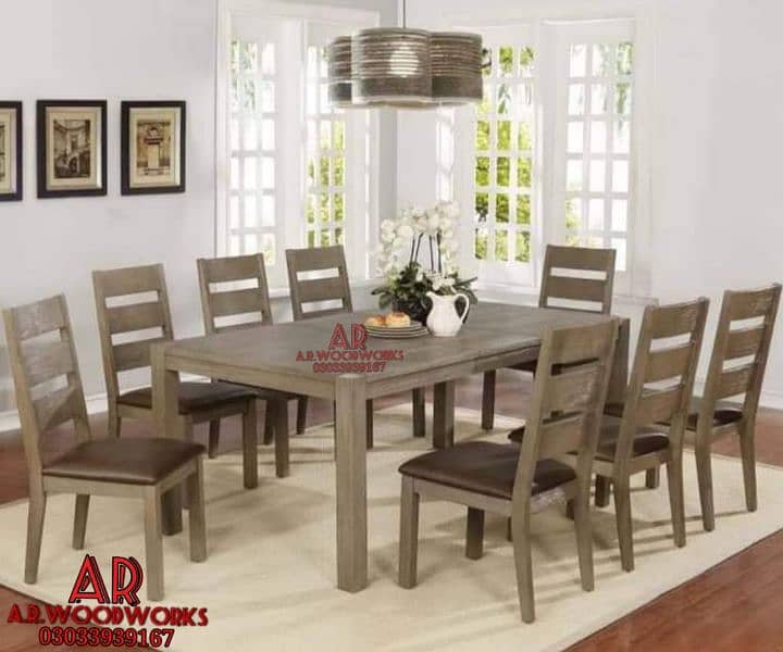 DINING TABLE /SOFA CHAIRS /DINING CHAIRS 6