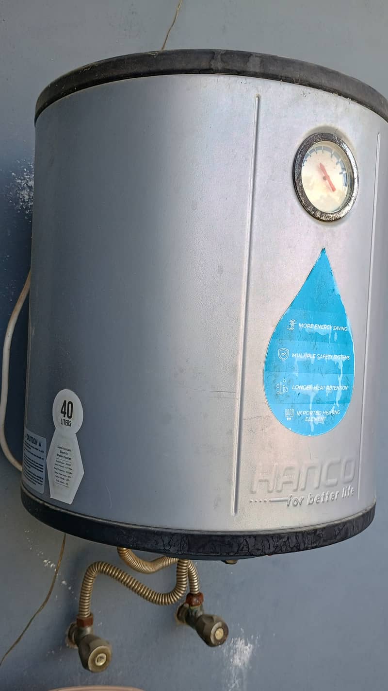 Hanco 40 liter electric geyser. 1