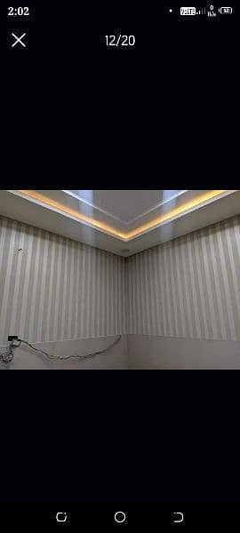 False Ceiling,Gypsum Board, 3D Wallpaper,Pvc Wallpanel,Vinyle Floor 11