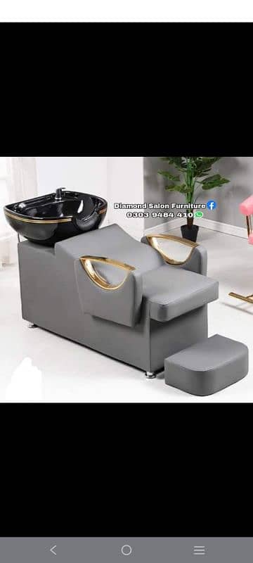 Brand new salon/parlor chairs furniture, hair wash, massage beds 13