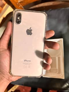 Iphone x pta approved 64 gb with box cable and cover