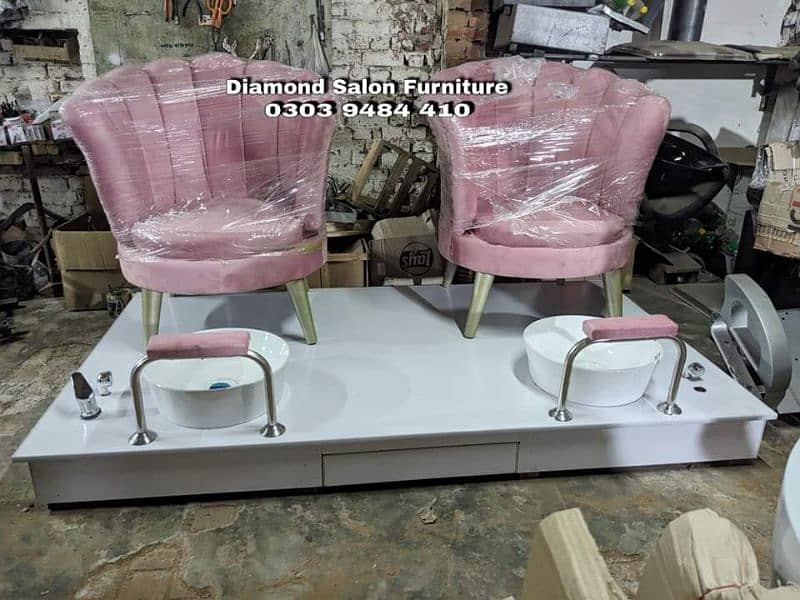 Brand new salon/parlor chairs furniture, massage beds, hair wash units 12