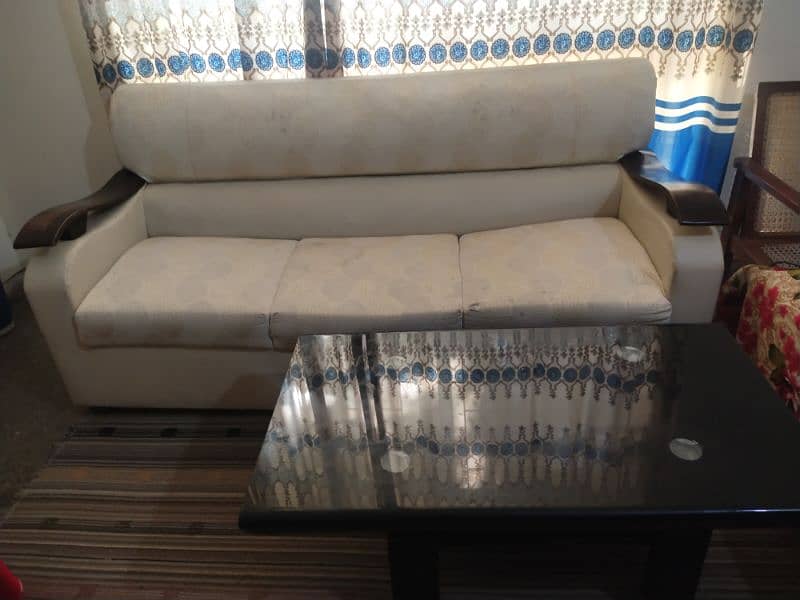 5 seater sofa set in excellent condition 2