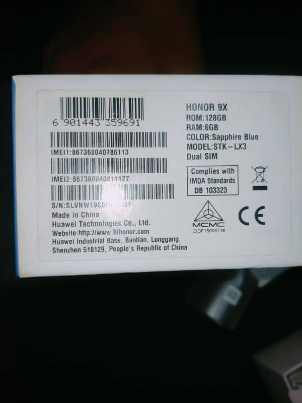 Huawei Honor 9x (6/128)Ram for sale 3