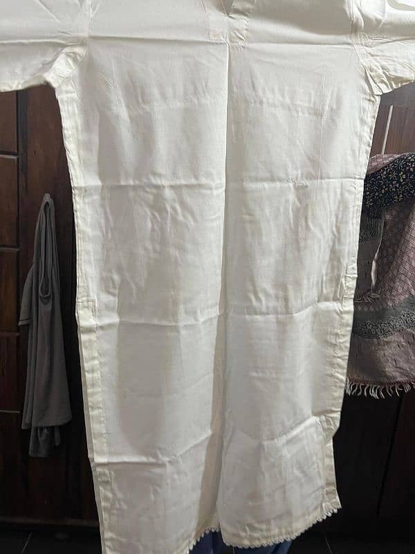 plain white and plain black new cotton suits ( pajama Qameez ] 3