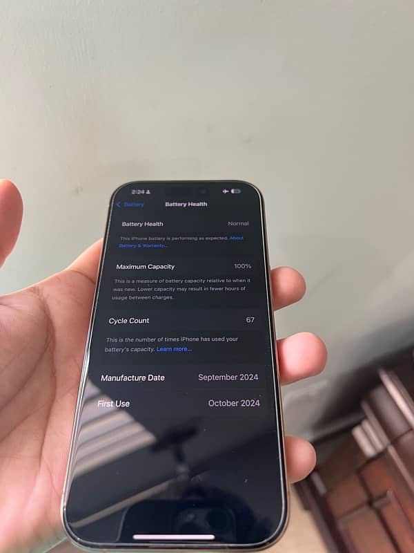 IPHONE 16pro factory unlocked (non-pta) 7