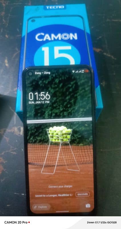 Tecno Camon 15 4/64  8/10 condition 1st handed used 2