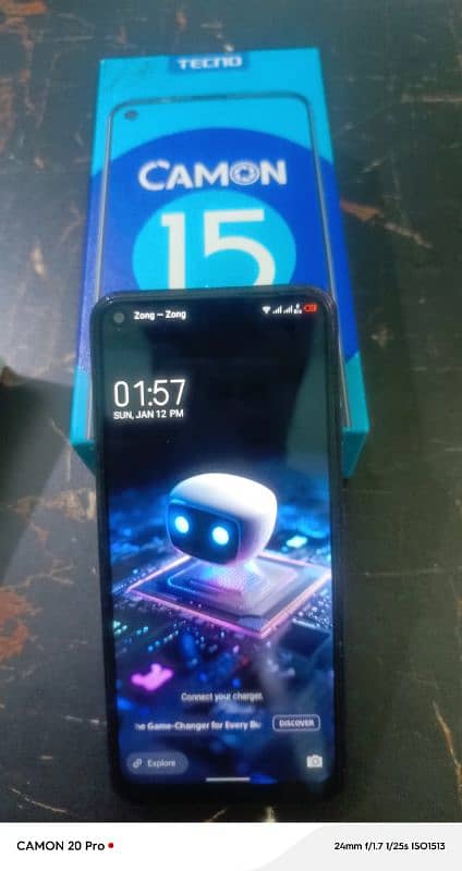 Tecno Camon 15 4/64  8/10 condition 1st handed used 3