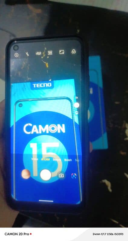 Tecno Camon 15 4/64  8/10 condition 1st handed used 12