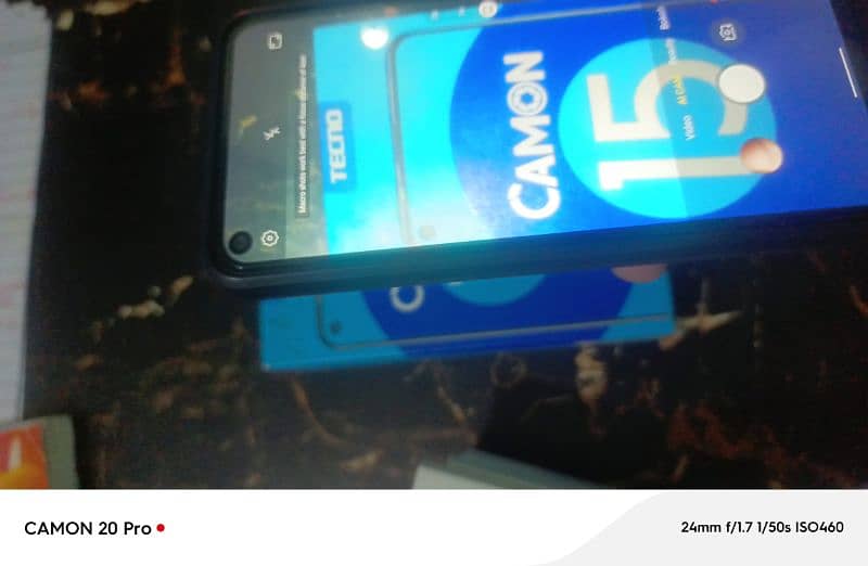 Tecno Camon 15 4/64  8/10 condition 1st handed used 13