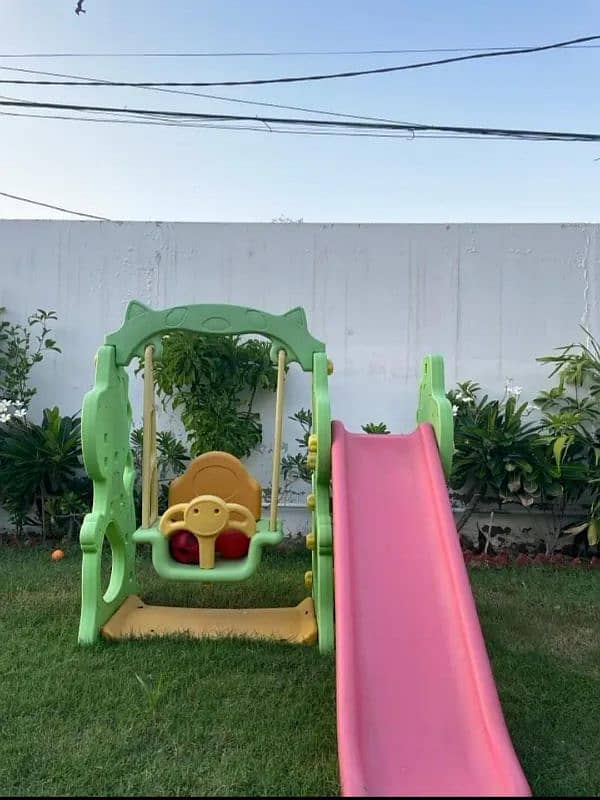 Slide with swing 0