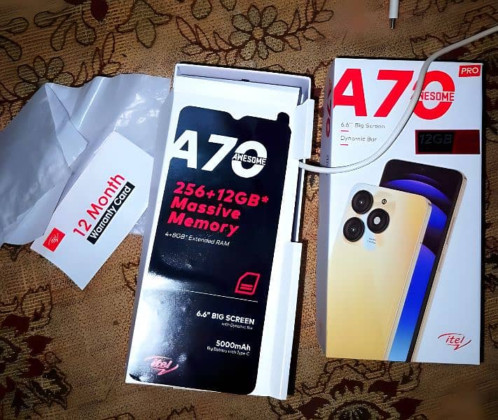 ITEL A70 PRO, 4+8/256GB, (ONLY EXCHANGE WITH NEW MODELS) 5