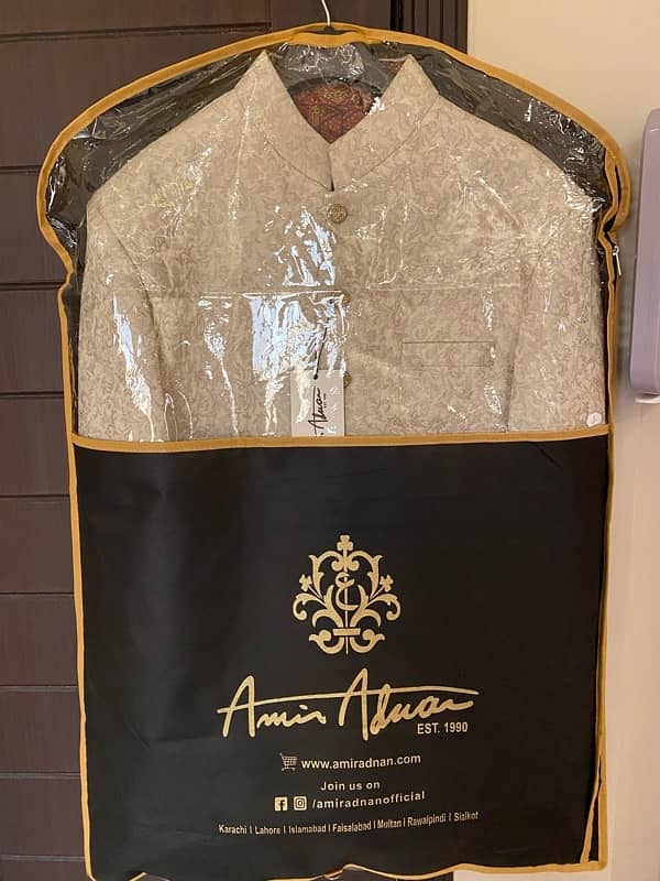 Amir Adnan Prince coat/Sherwani for men 4