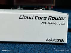 Mikro Tik Router Cloud core CCR1009-7G-1C-1S