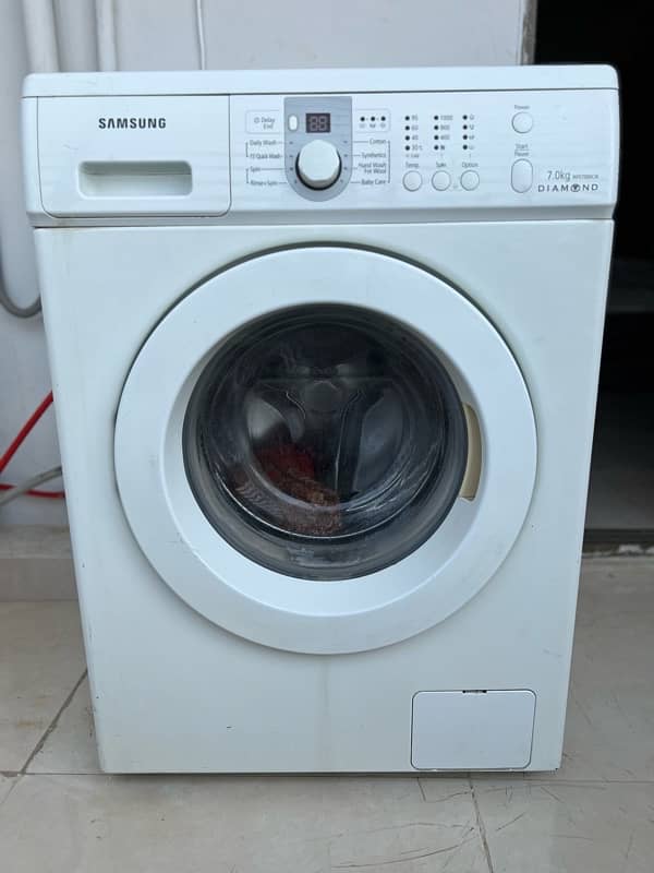 Samsung fully automatic front load washing machine 0