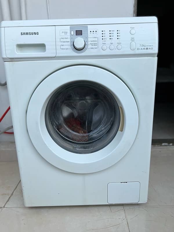 Samsung fully automatic front load washing machine 1