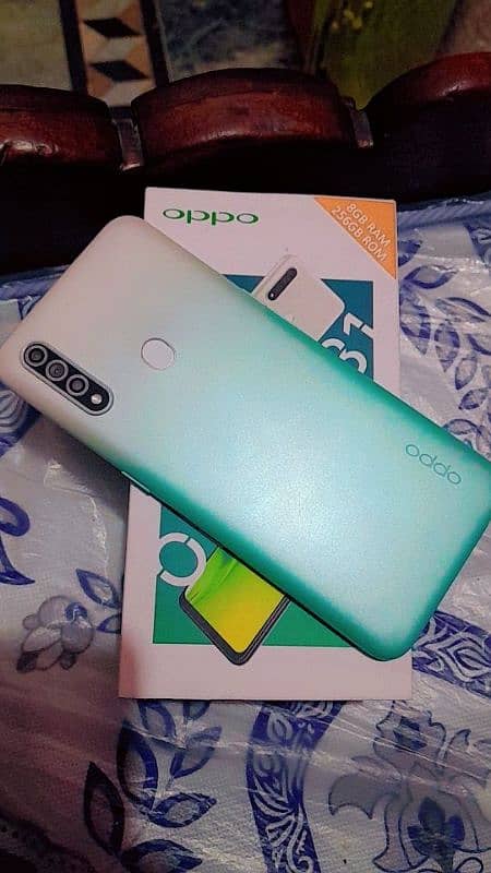 oppo A-31  Mobile 8/256 with box and charger 4