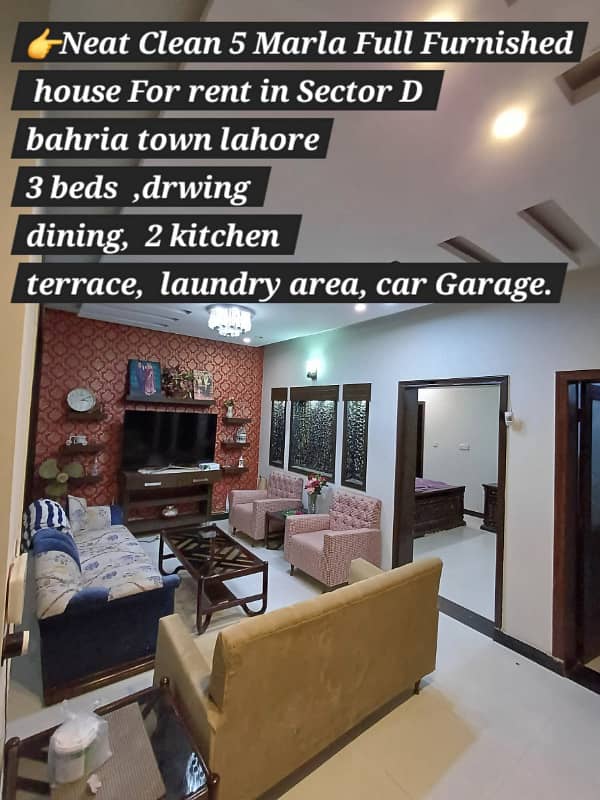 5 Marla House for Rent In Block CC Bahria Town Lahore 3