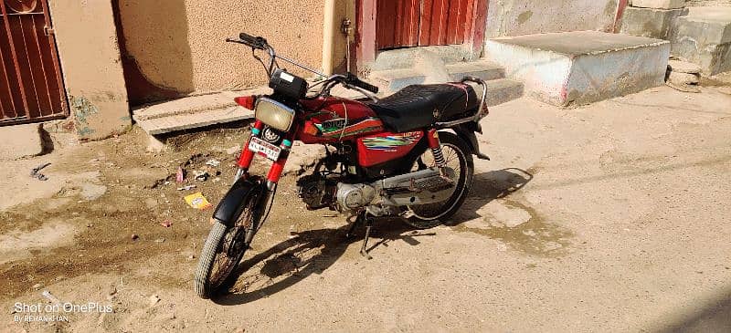 Unique CD70 2018 Model Karachi Number 10