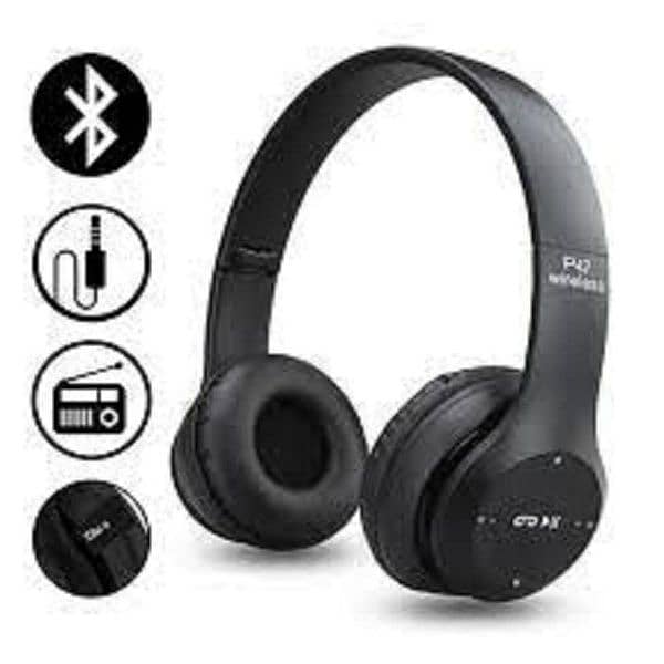 P47 Wireless Headphones | Bluetooth Foldable Headset 1