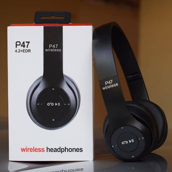 P47 Wireless Headphones | Bluetooth Foldable Headset 2