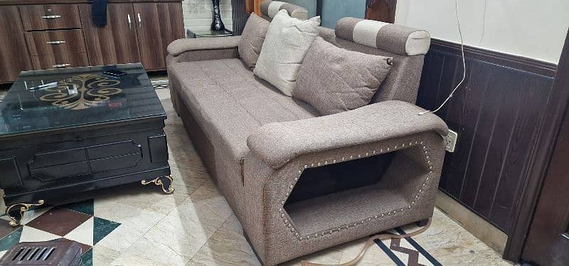 9 seater modern sofa set with table 2