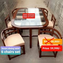 Dining table / Smart dining table / round table dining set / table