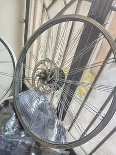 Mountain bike aluminium rims pair for sale