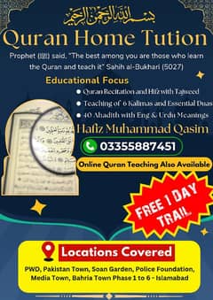 Online and Home Quran Tution