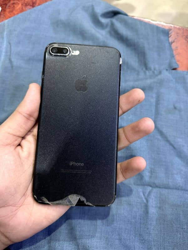 Iphone 7 plus Black color PTA APPROVED all ok 32Gb 9