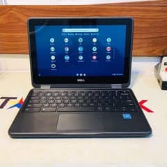 DELL CHROMEBOOK 11+MOUSE+ULTRA PC42 CHARGER+EXTRA COLD BASS HEADPHONES