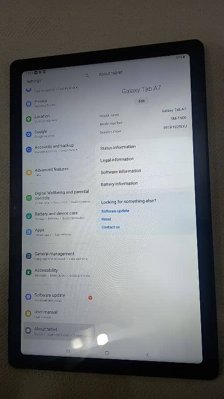 Samsung Tablet A7 - SMT 500 (RS. 19000) 4
