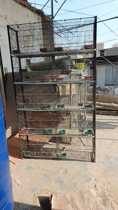 10 portion breeding cage