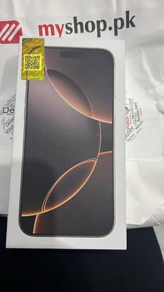 Iphone 16 Pro Max 1 TB (PTA Approved)