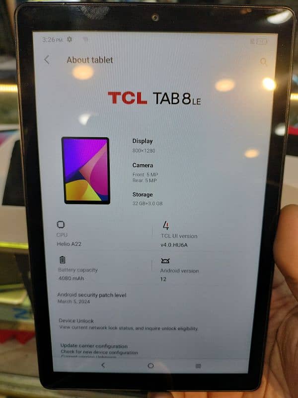 TCL tab 8LE 0