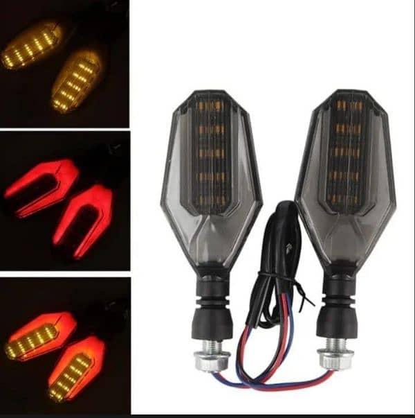 2Pcs Motobike Universal Led indicator 1