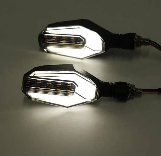 2Pcs Motobike Universal Led indicator 4