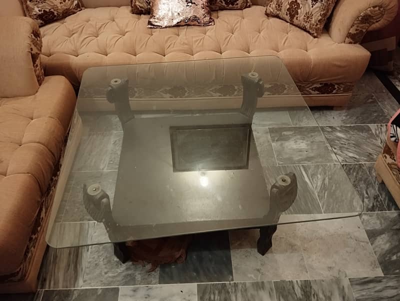 Glass Center Table for Sale 1