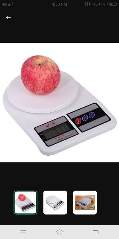 Electronic Digital Kitchen Scale Digital Weight Machine Digital 0