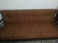 5 seater wooden  sofa