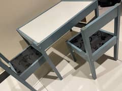 ikea kids table with two chairs