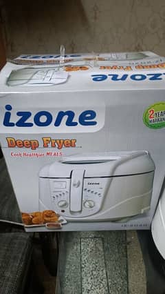 Deep fryer i-zone company slightly used just 1 time