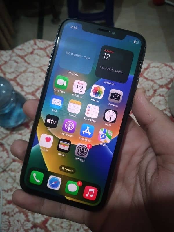 iphone X pta approved 64gb with box 1